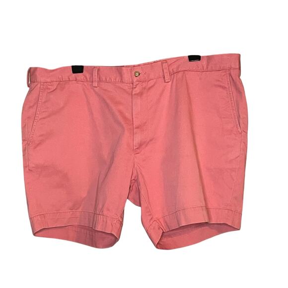 Polo Ralph Lauren Men’s Salmon Classic Fit Shorts Sz 42 6” Inseam Cotton Preppy - Picture 1 of 13